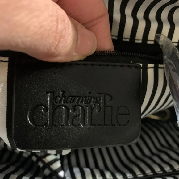 BURGUNDY satchel with crossbody strap, nwt - Picture 7 of 8